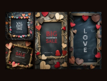 Valentine Day Templates #8, 38xAI