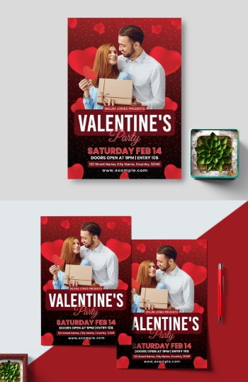 Valentine Day Templates #8, 38xAI