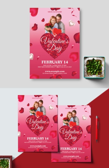 Valentine Day Templates #8, 38xAI