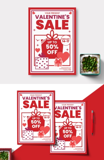 Valentine Day Templates #8, 38xAI