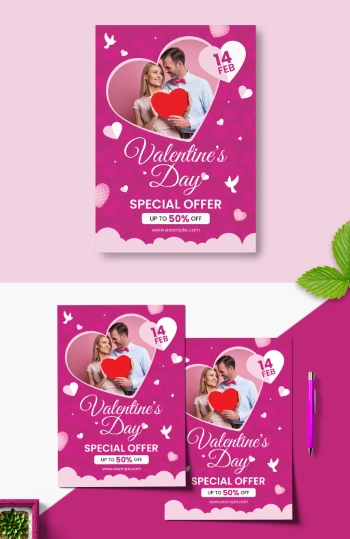 Valentine Day Templates #8, 38xAI
