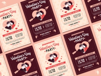 Valentine Day Templates #8, 38xAI