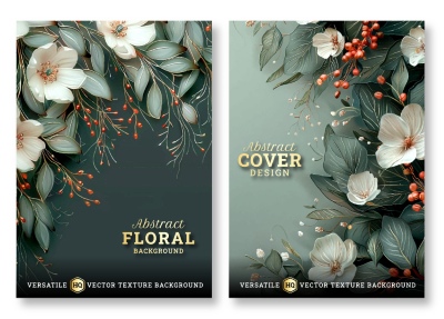 Luxury Artistic Texture Cover Templates #2, 25xAI