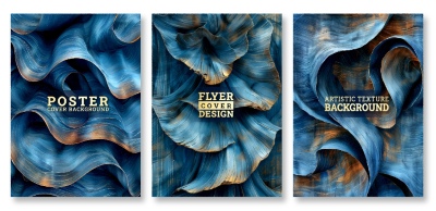 Luxury Artistic Texture Cover Templates #2, 25xAI