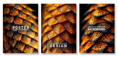 Luxury Artistic Texture Cover Templates #2, 25xAI