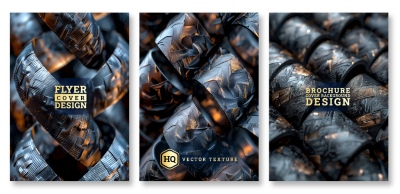 Luxury Artistic Texture Cover Templates #2, 25xAI