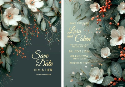 Luxury Artistic Texture Cover Templates #3, 25xAI