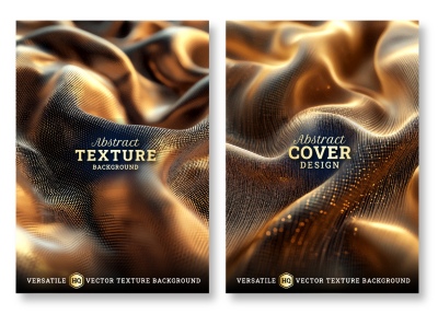 Luxury Artistic Texture Cover Templates #3, 25xAI