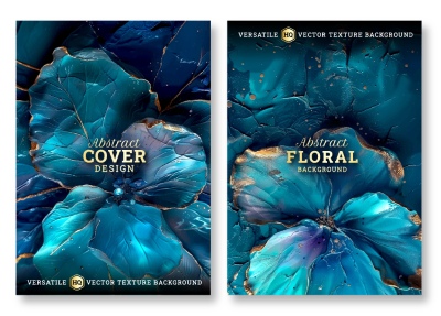 Luxury Artistic Texture Cover Templates #3, 25xAI