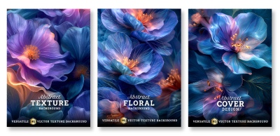 Luxury Artistic Texture Cover Templates #3, 25xAI