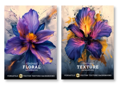 Luxury Artistic Texture Cover Templates #3, 25xAI
