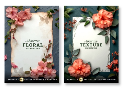 Luxury Artistic Texture Cover Templates #3, 25xAI