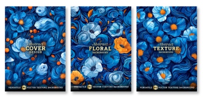 Luxury Artistic Texture Cover Templates #3, 25xAI