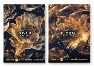 Luxury Artistic Texture Cover Templates #3, 25xAI