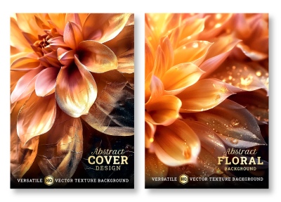 Luxury Artistic Texture Cover Templates #3, 25xAI