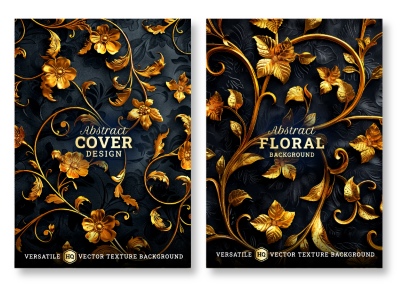 Luxury Artistic Texture Cover Templates #4, 25xAI