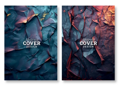 Luxury Artistic Texture Cover Templates #4, 25xAI