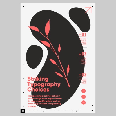 Poster & Cover Design Templates in Modern Style #1, 32xAI