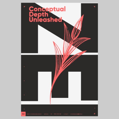 Poster & Cover Design Templates in Modern Style #1, 32xAI