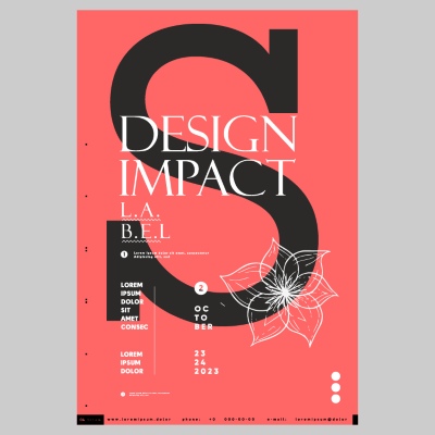 Poster & Cover Design Templates in Modern Style #1, 32xAI