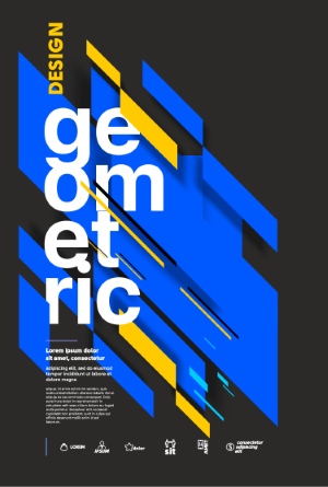 Poster & Cover Design Templates in Modern Style #2, 37xAI