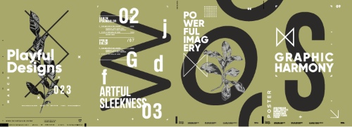 Poster & Cover Design Templates in Modern Style #2, 37xAI