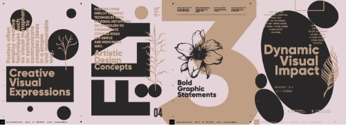 Poster & Cover Design Templates in Modern Style #2, 37xAI