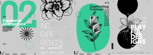 Poster & Cover Design Templates in Modern Style #2, 37xAI