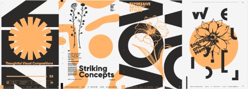 Poster & Cover Design Templates in Modern Style #2, 37xAI