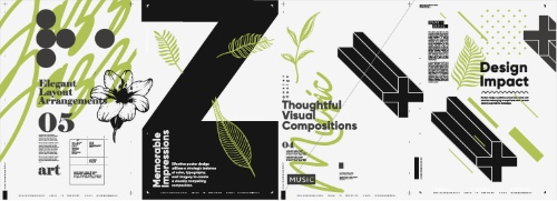 Poster & Cover Design Templates in Modern Style #2, 37xAI