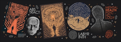 Poster & Cover Design Templates in Modern Style #2, 37xAI