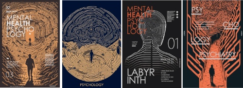 Poster & Cover Design Templates in Modern Style #2, 37xAI