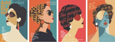 Fine Art, Artistic, Geometric & Minimal Poster Templates #1, 26xAI