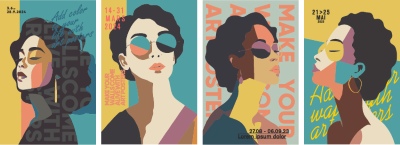 Fine Art, Artistic, Geometric & Minimal Poster Templates #1, 26xAI