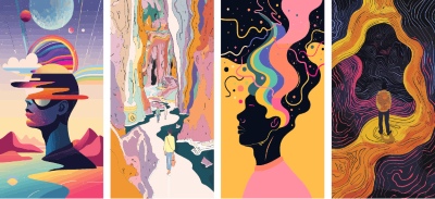 Fine Art, Artistic, Geometric & Minimal Poster Templates #1, 26xAI