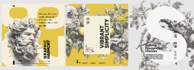 Fine Art, Artistic, Geometric & Minimal Poster Templates #2, 29xAI