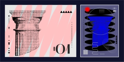 Fine Art, Artistic, Geometric & Minimal Poster Templates #2, 29xAI