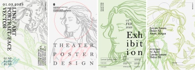 Fine Art, Artistic, Geometric & Minimal Poster Templates #3, 31xAI