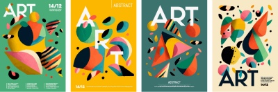 Fine Art, Artistic, Geometric & Minimal Poster Templates #3, 31xAI