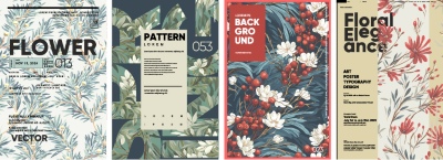 Fine Art, Artistic, Geometric & Minimal Poster Templates #3, 31xAI