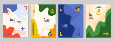 Fine Art, Artistic, Geometric & Minimal Poster Templates #4, 25xAI