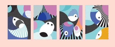 Fine Art, Artistic, Geometric & Minimal Poster Templates #4, 25xAI