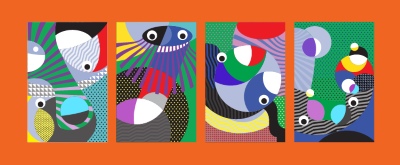 Fine Art, Artistic, Geometric & Minimal Poster Templates #4, 25xAI