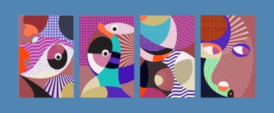 Fine Art, Artistic, Geometric & Minimal Poster Templates #4, 25xAI