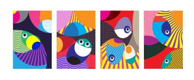 Fine Art, Artistic, Geometric & Minimal Poster Templates #4, 25xAI