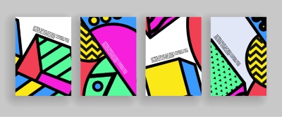 Fine Art, Artistic, Geometric & Minimal Poster Templates #4, 25xAI