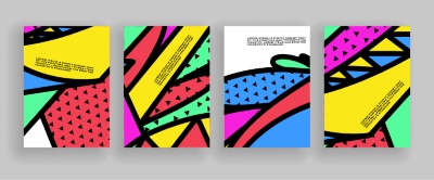 Fine Art, Artistic, Geometric & Minimal Poster Templates #4, 25xAI