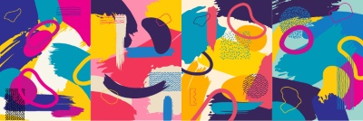 Fine Art, Artistic, Geometric & Minimal Poster Templates #4, 25xAI