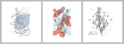 Fine Art, Artistic, Geometric & Minimal Poster Templates #5, 27xAI