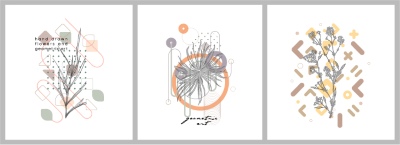 Fine Art, Artistic, Geometric & Minimal Poster Templates #5, 27xAI